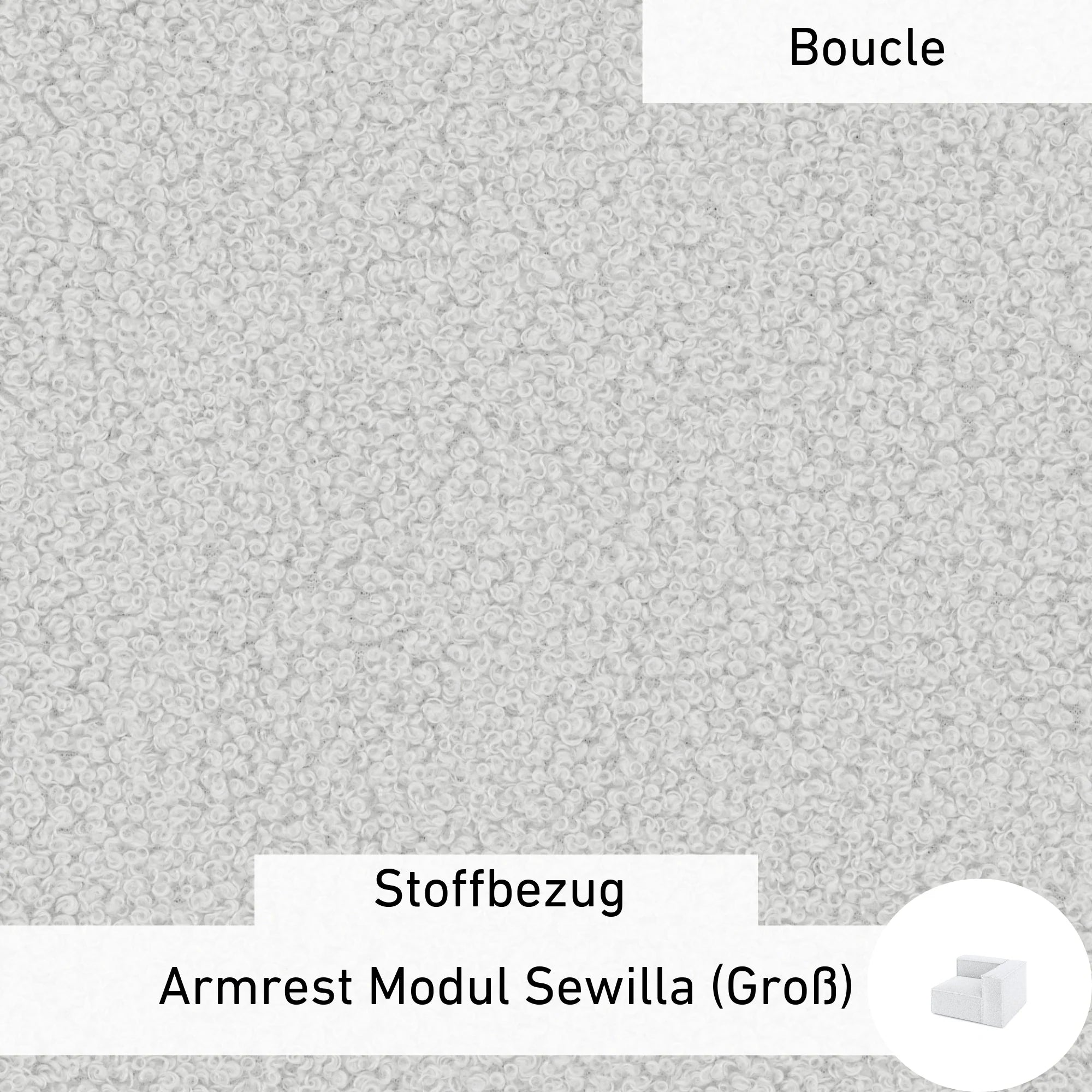Stoffen Hoes - Armrest Module Sewilla (Groot)