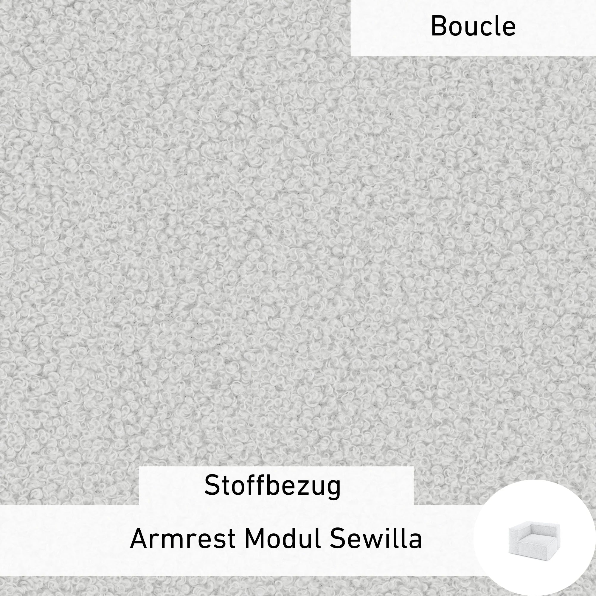 Stoffen Hoes - Armrest Module Sewilla