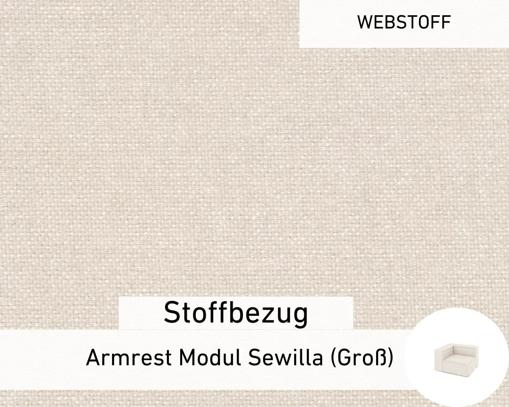Stoffen Hoes - Armrest Module Sewilla (Groot)