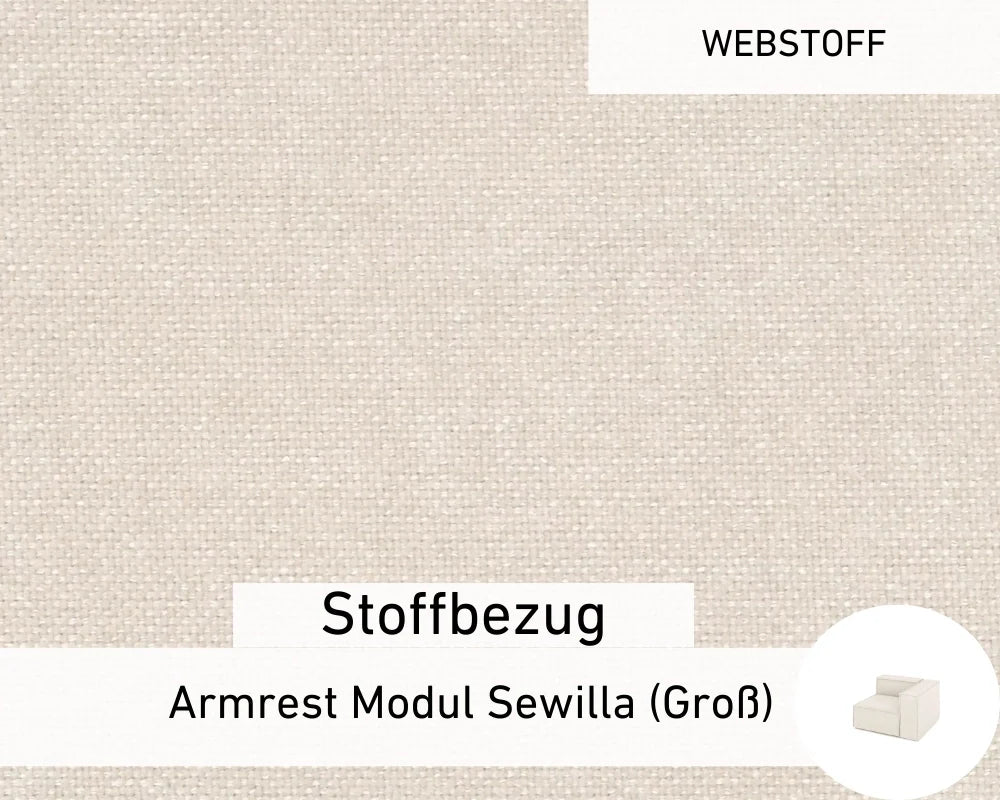 Stoffen Hoes - Armrest Module Sewilla (Groot)
