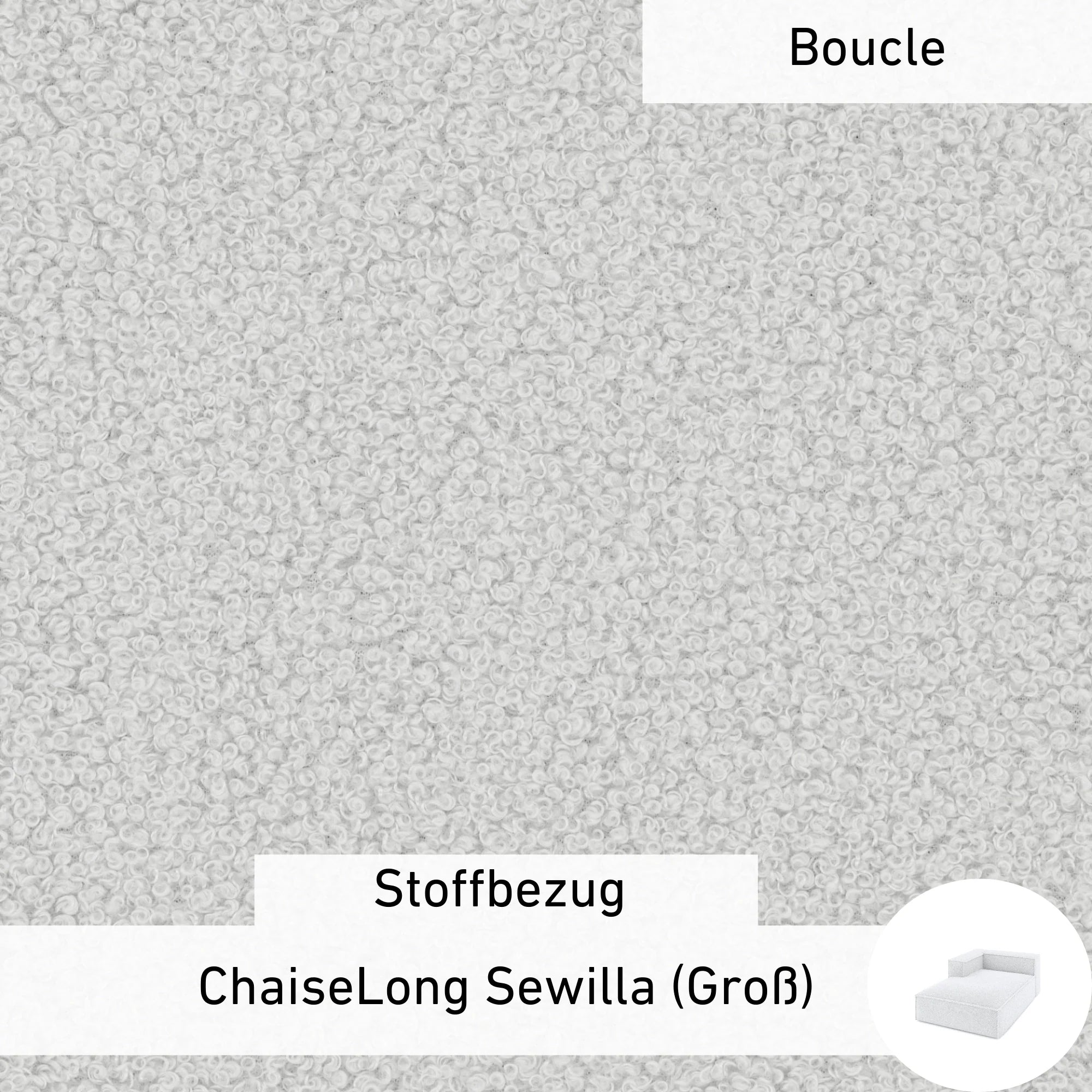 Stoffen Hoes - ChaiseLong Sewilla (Groot)