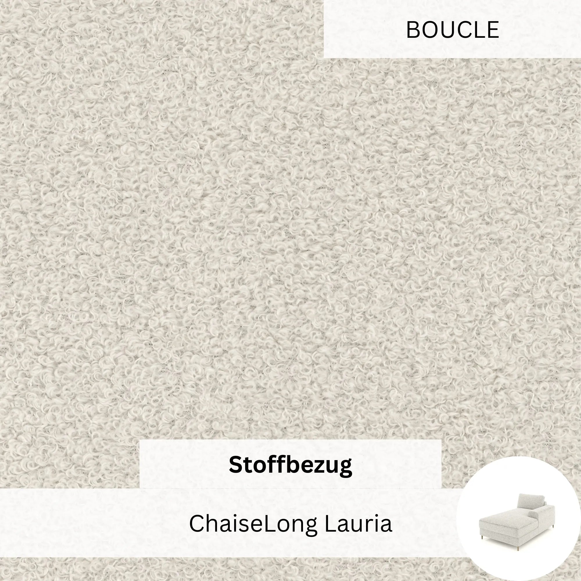 Stoffbezug - ChaiseLong Modul Lauria (rechts)