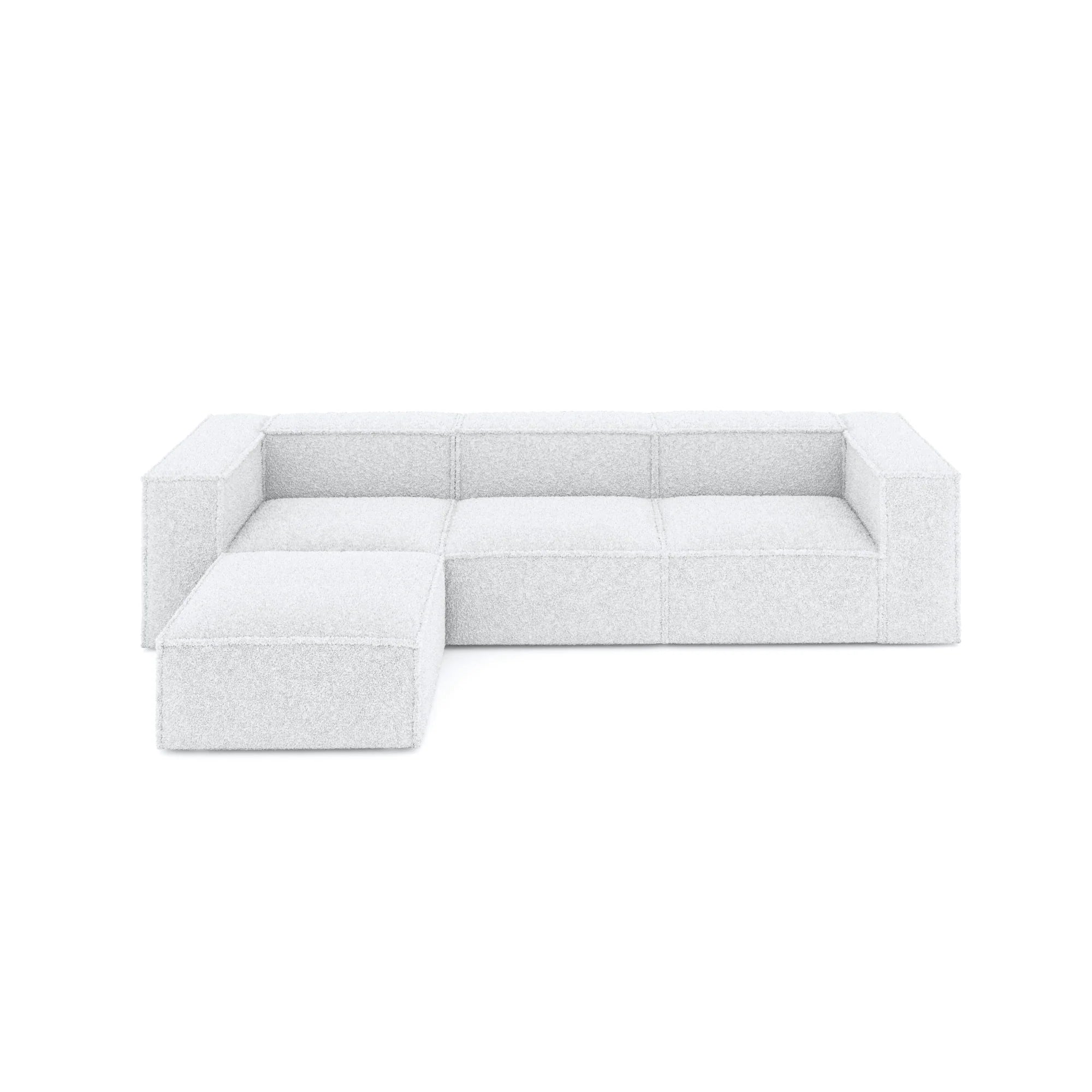 Moduleaire Bank Sewilla (4-Zits) met Pouffe