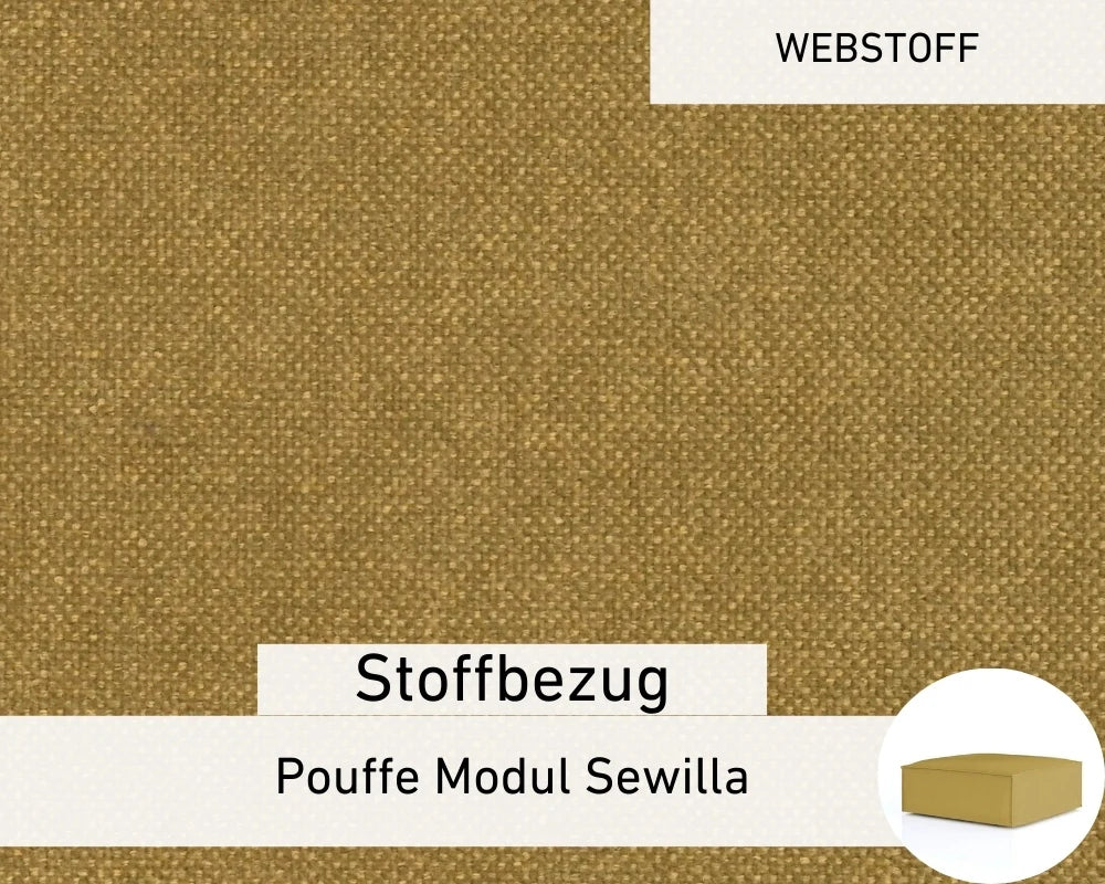 Stoffen Hoes - Poef Module Sewilla