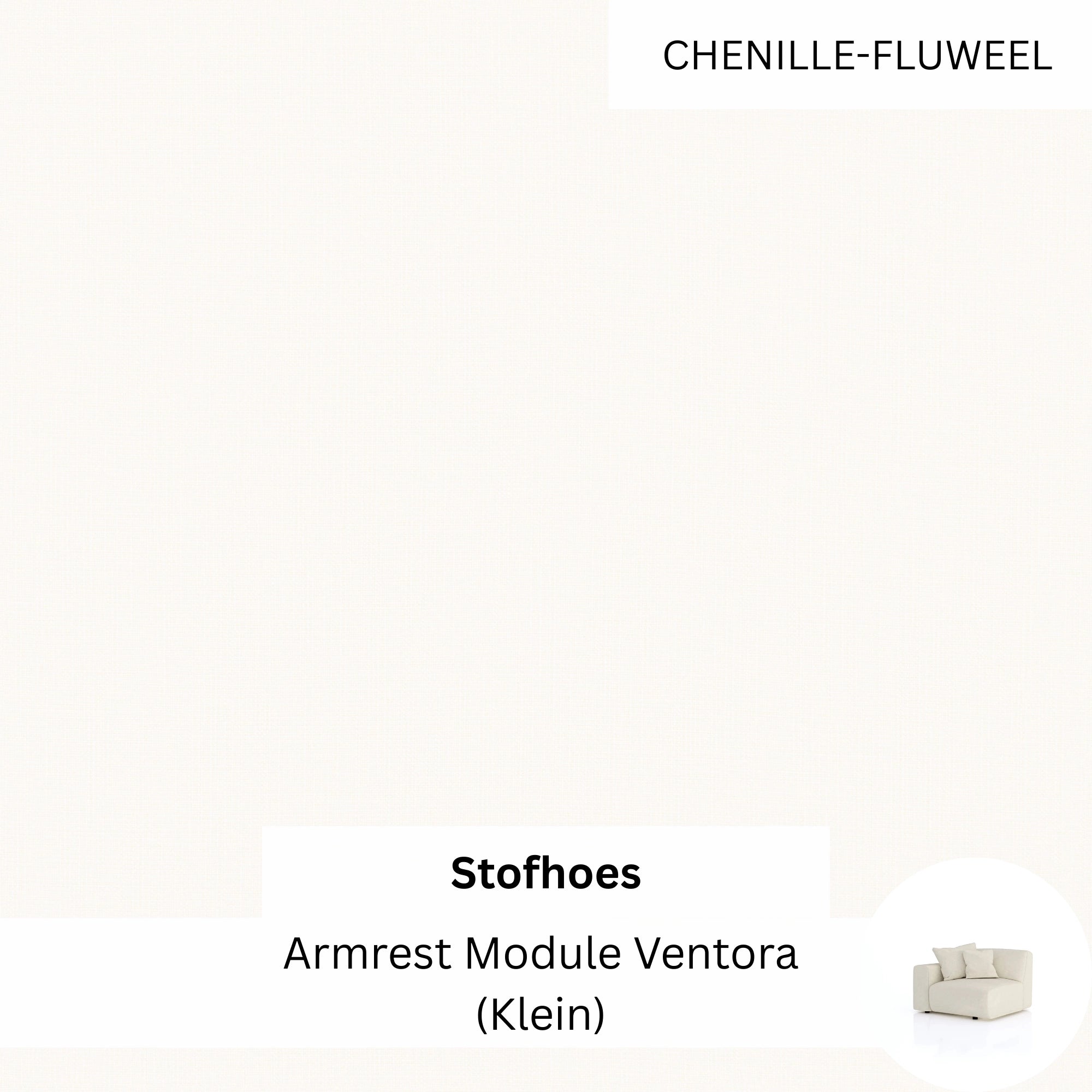 Stoffen Hoes - Armrest Module Ventora (Klein)