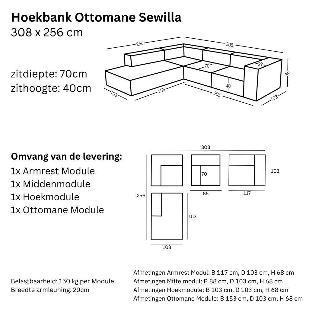 Afmetingen en Modulariteit
