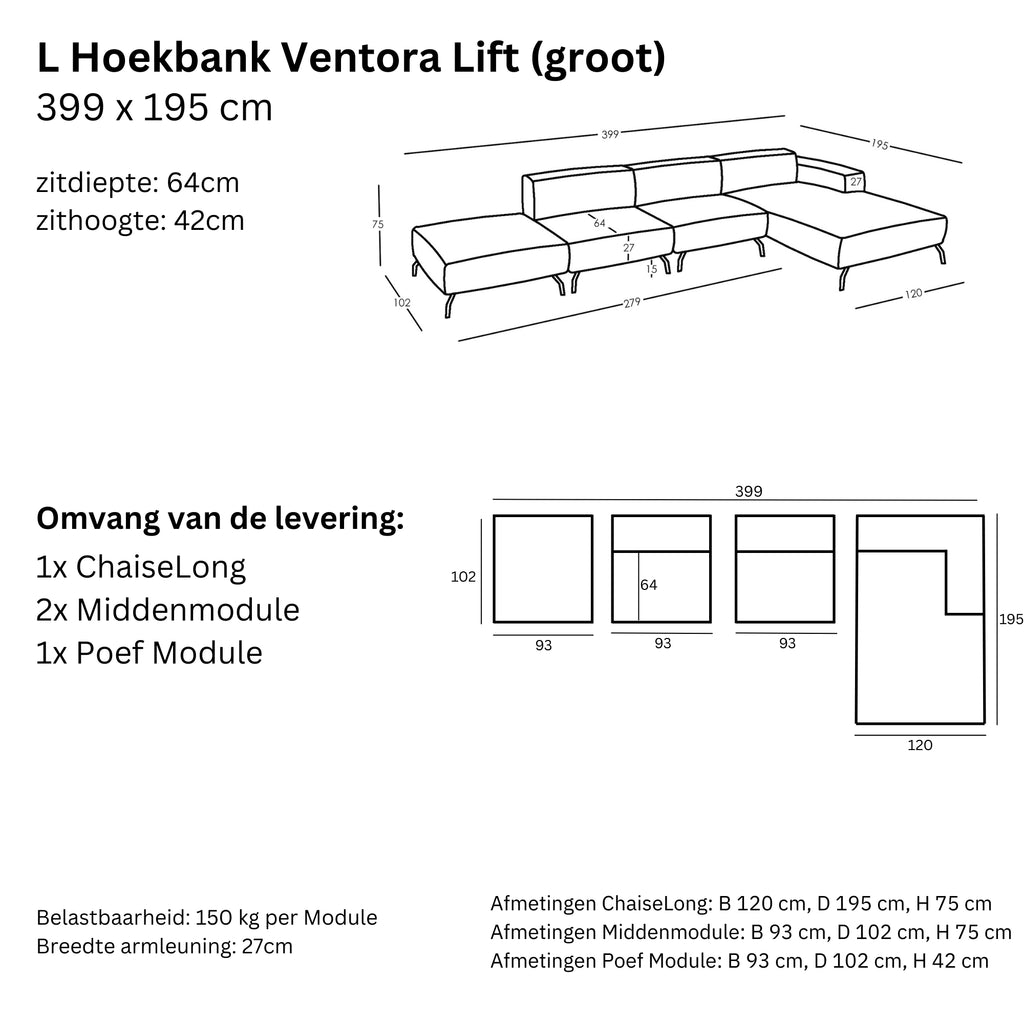 Afmetingen en Modulariteit