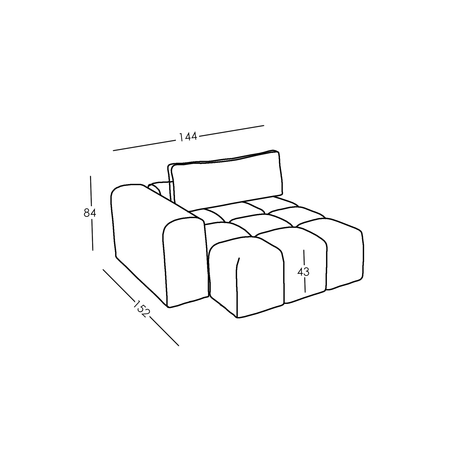 ChaiseLong Comora (links)