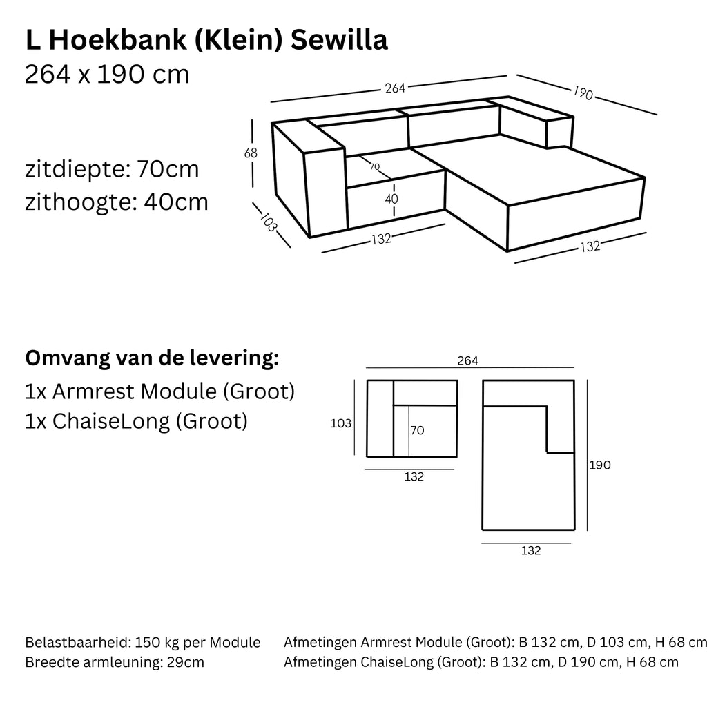 Afmetingen en Modulariteit