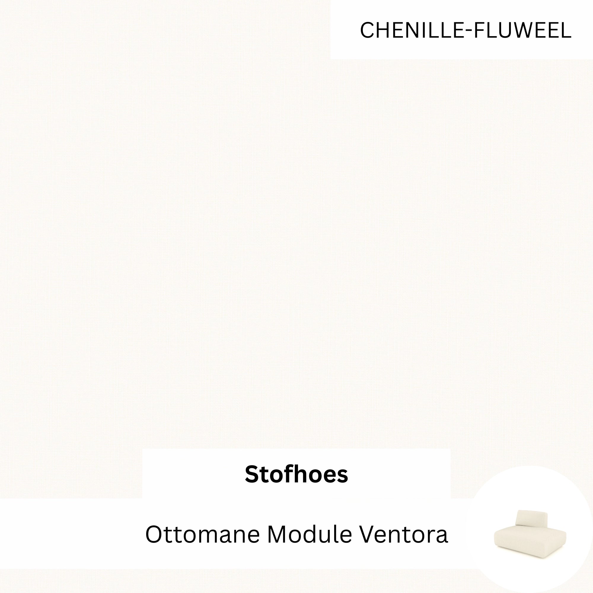 Stoffen Hoes - Ottomane Module Ventora