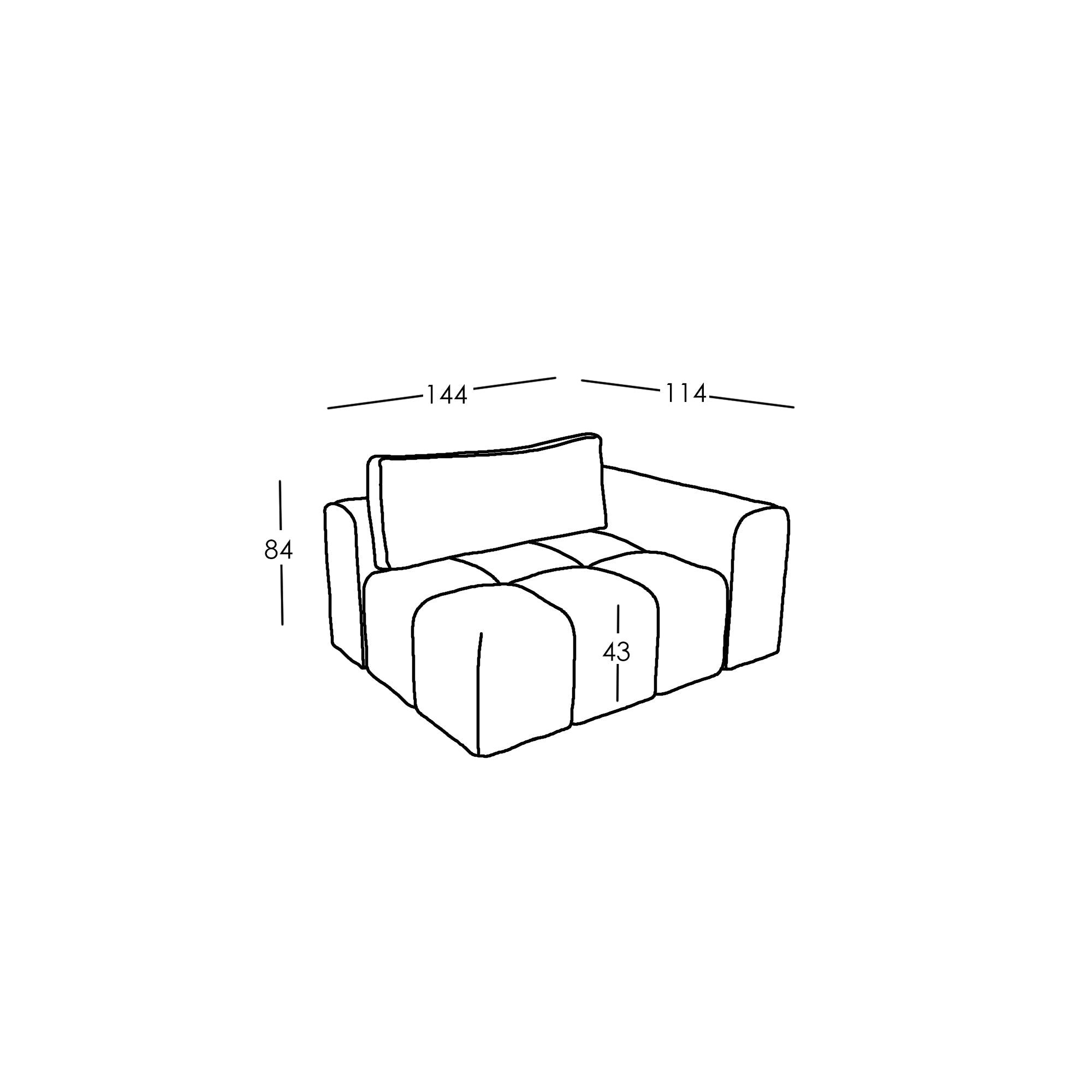 Armrest Module Comora (rechts)