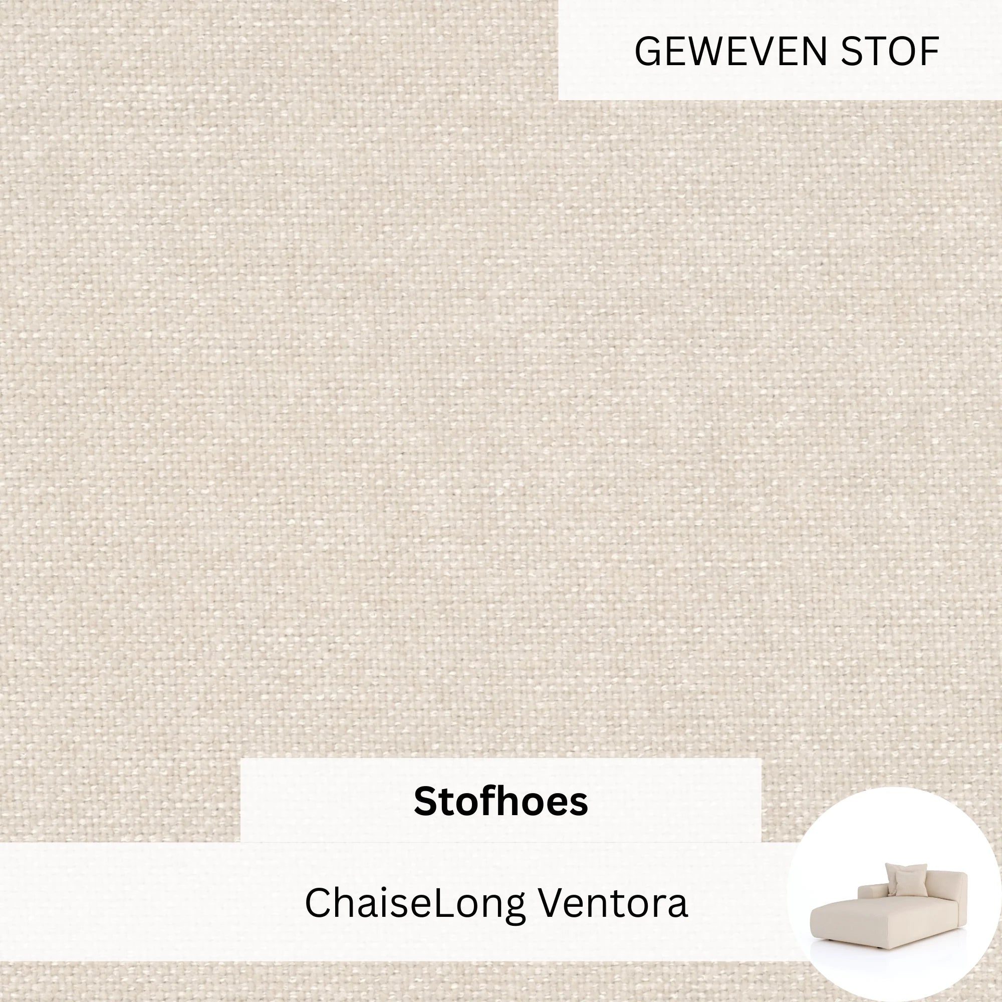 Stoffen Hoes - ChaiseLong Ventora (links)