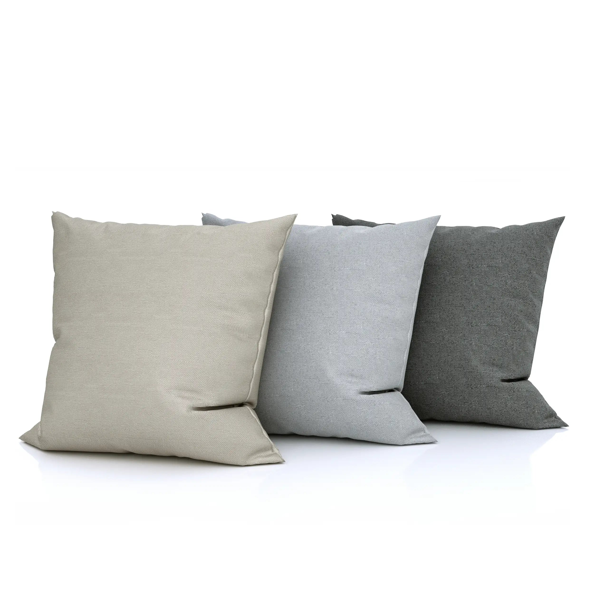 Livinda™ Kussenbundel Beige/Grijs/DunkelGrijs (3er Set)