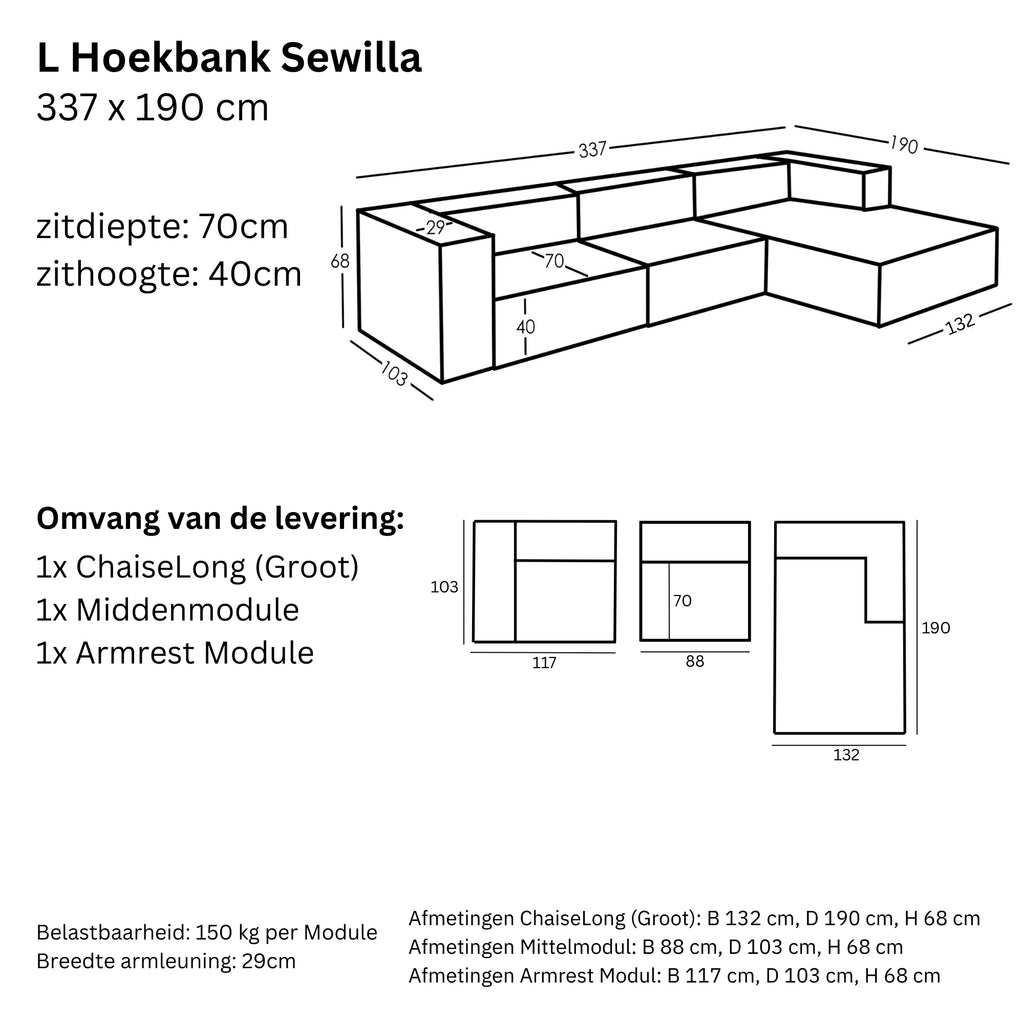 Afmetingen en Modulariteit