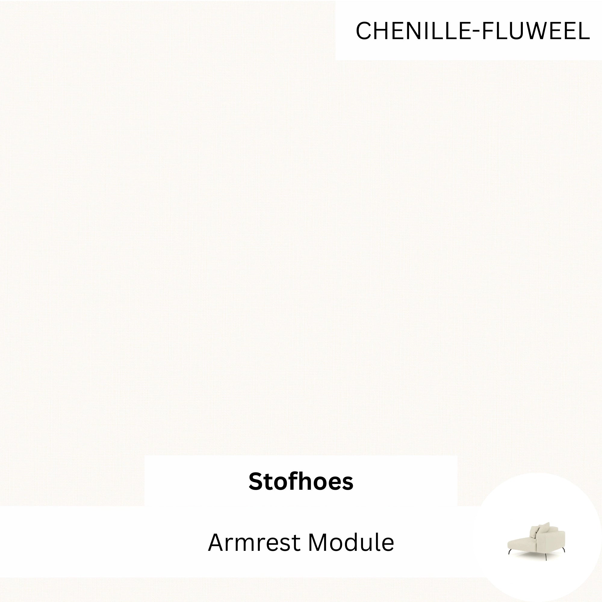 Stoffen Hoes - Armrest Module Ventora Lift