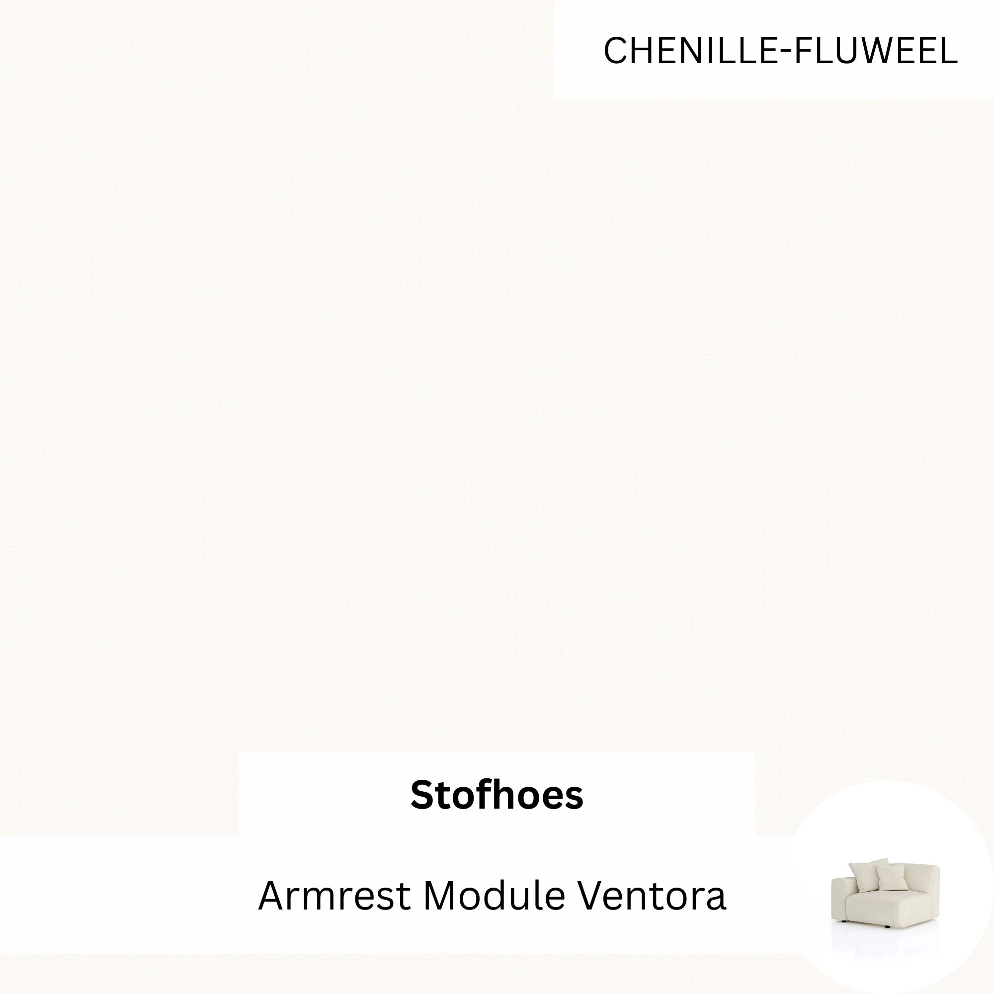 Stoffen Hoes - Armrest Module Ventora (Groot)