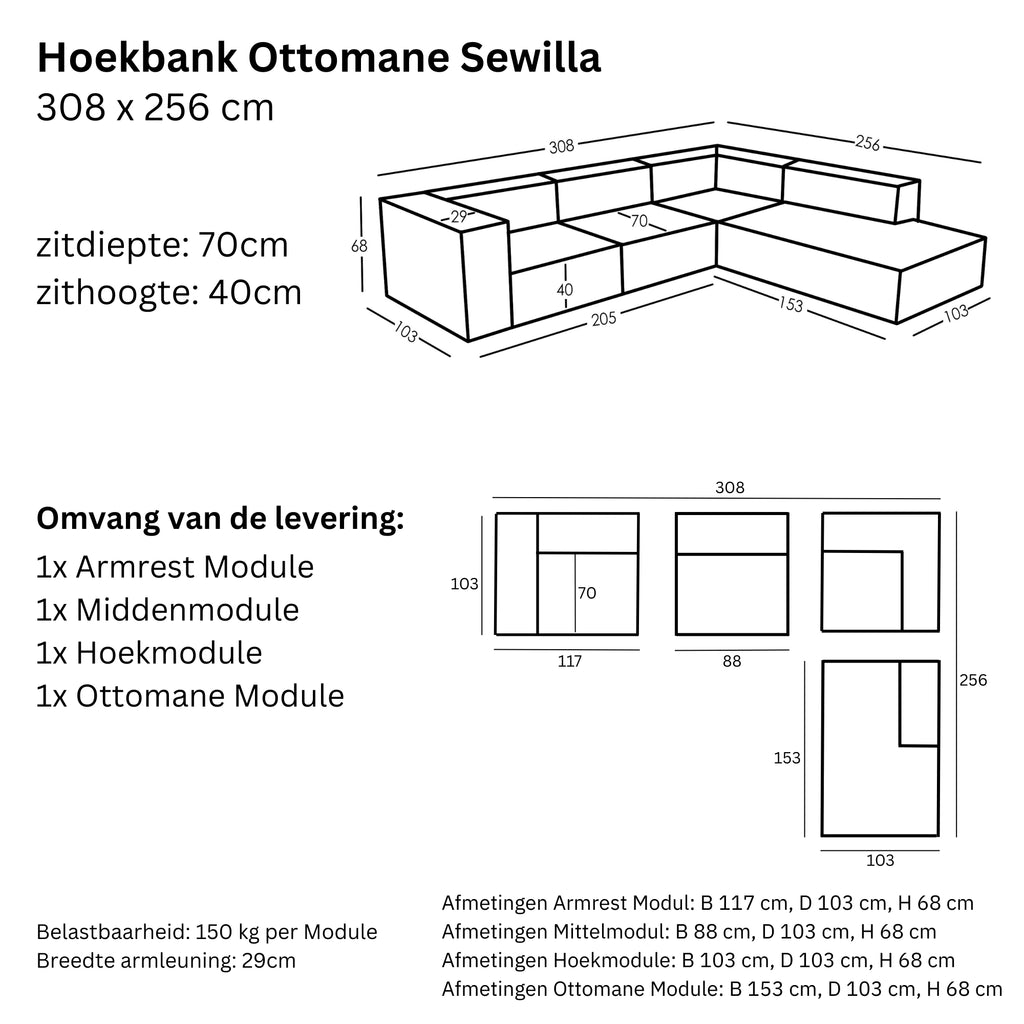 Afmetingen en Modulariteit
