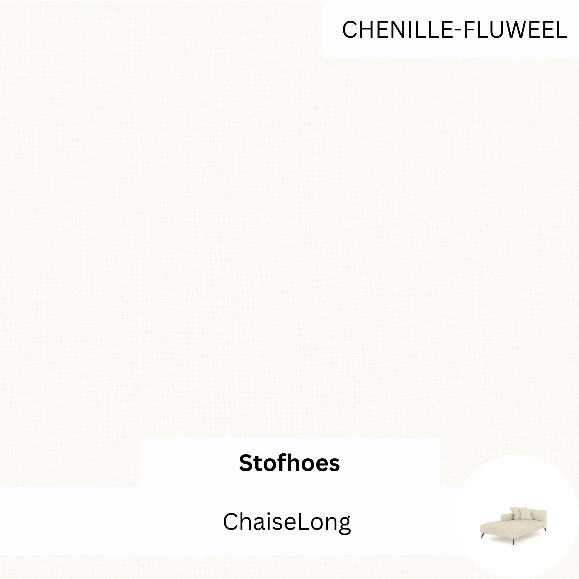 Stoffen Hoes - ChaiseLong Ventora Lift