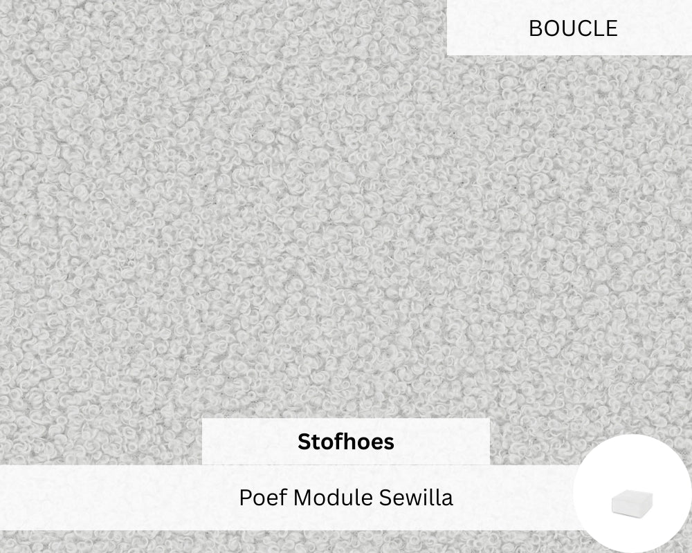 Stoffen Hoes - Poef Module Sewilla