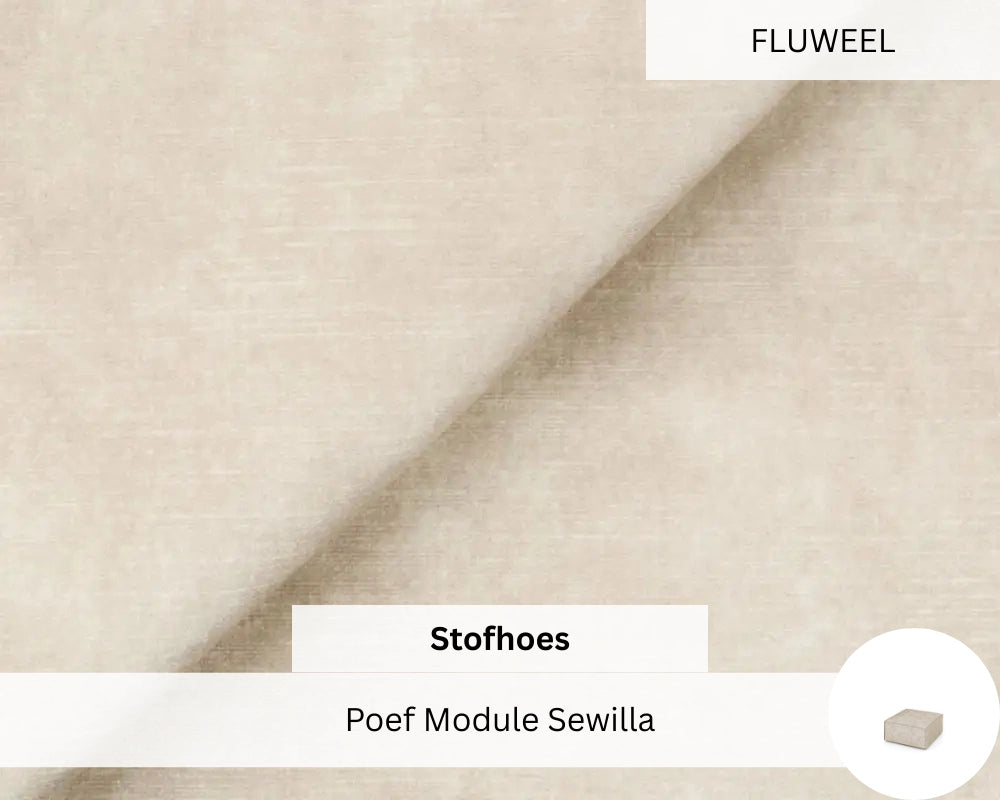 Stoffen Hoes - Poef Module Sewilla