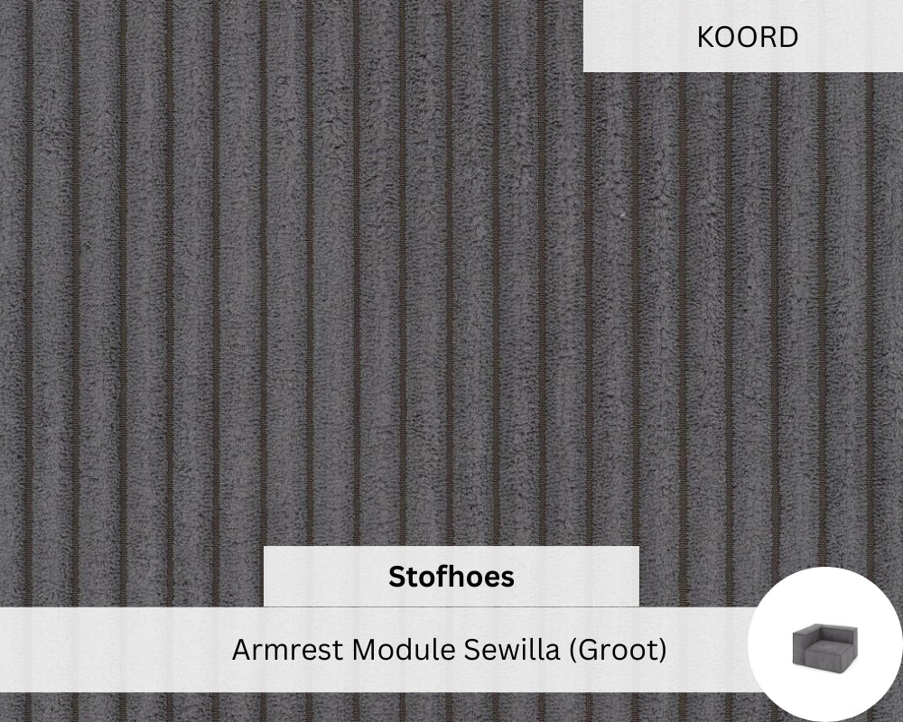 Stoffen Hoes - Armrest Module Sewilla (Groot)