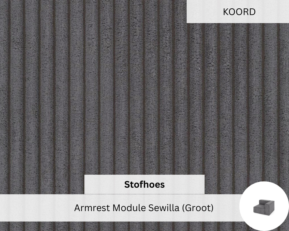 Stoffen Hoes - Armrest Module Sewilla (Groot)