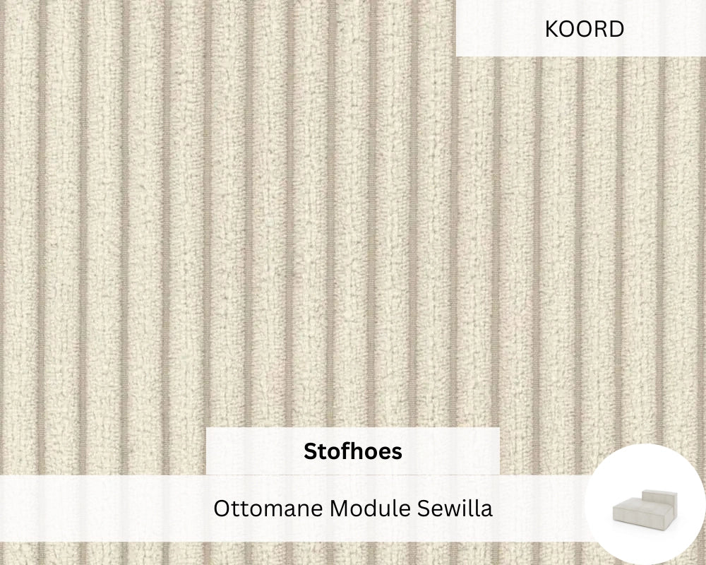 Stoffen Hoes - Ottomane Module Sewilla